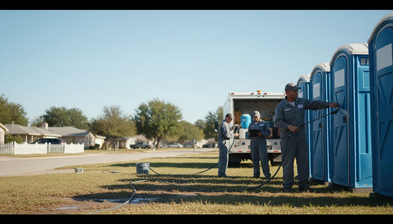 Long-Term Portable Toilet Rental in Shamrock, TX near me